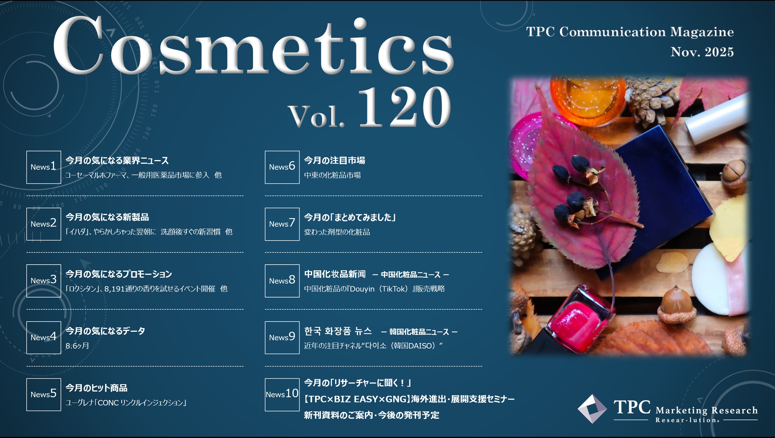 化粧品 ニュースレター Vol.120