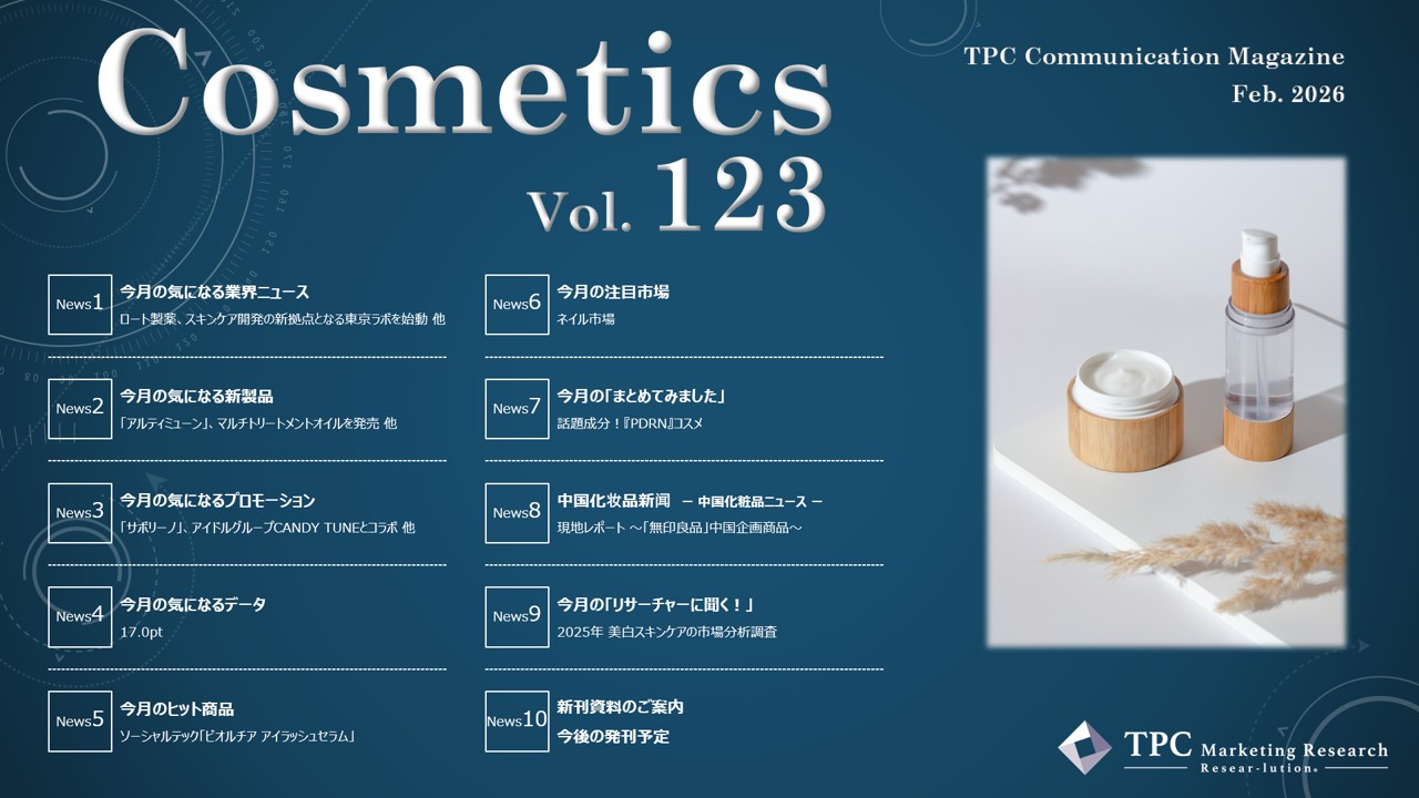 化粧品 ニュースレター Vol.123