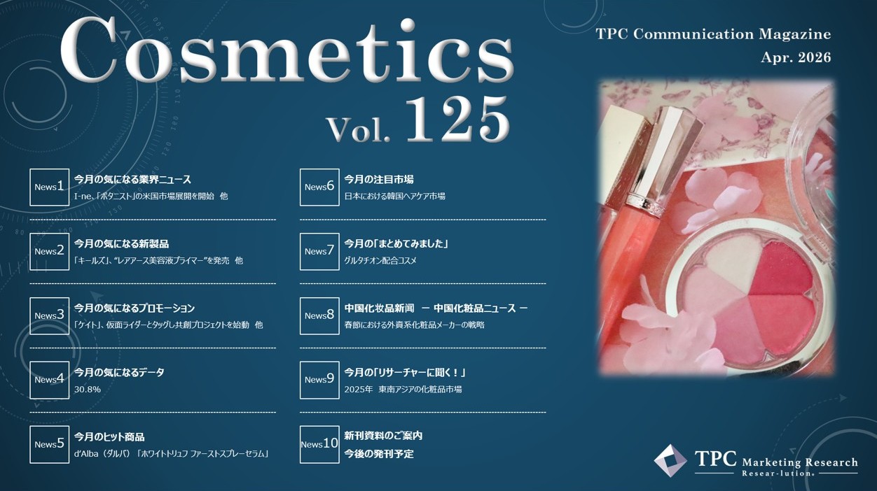 化粧品 ニュースレター Vol.125